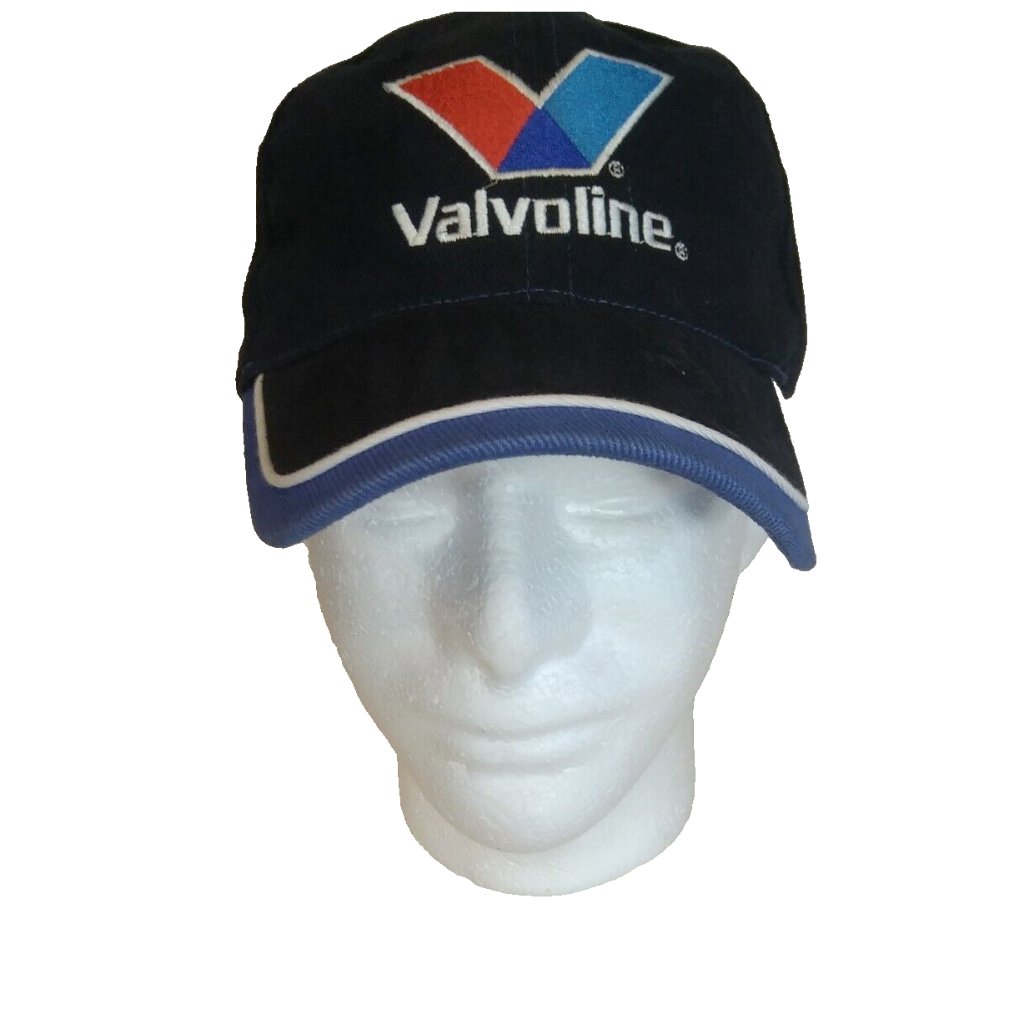 Authentic Valvoline Cap Mens Blue Trucker Sports Hook  Loop CapHat